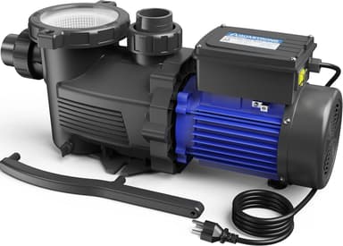 AQUASTRONG In/Above Ground Pool Pump, High Flow (Dual Speed, 1.5HP, 4975 GPH, 115V - Image 2