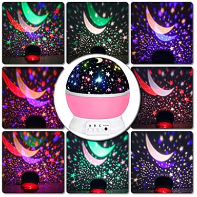 Toys for 1-10 Year Old Girls,Star Projector for Kids 2-9 Year Old Girl Gifts Toys for 3-8 Year Old Girls Christmas Gifts for 4-7 Year Old Boys Birthday Gifts Stocking Stuffers for Kids - Image 2