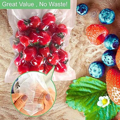 O2frepak 200 Gallon Size11" x 16" Vacuum Sealer Bags with BPA Free and Heavy Duty, Vacuum Seal Food Sealer Bags,Great for Food Storage Vaccume Sealer PreCut Bag - Image 6
