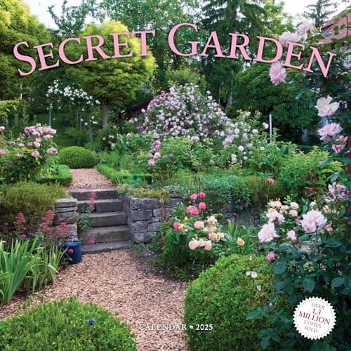 Secret Garden Wall Calendar 2025 - Image 1
