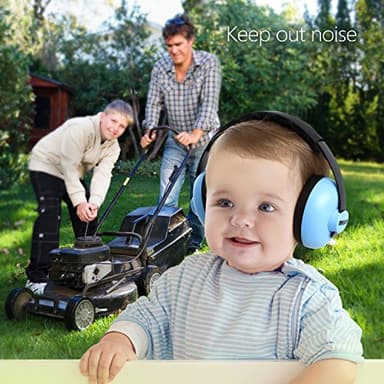 BBTKCARE Baby Ear Protection Noise Cancelling Headphones for Babies for 3 Months to 3 Years (Blue) - Image 2