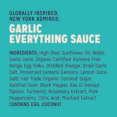 Sir Kensington's Everything Sauce Garlic Dressing Dip and Drizzle Keto Diet & Paleo Diet Certified Dairy Free Gluten Free Non- GMO Project Verified Shelf-Stable 8.3 oz - Image 8