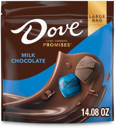 DOVE PROMISES Milk Chocolate Candy, Individually Wrapped, 14.08 oz Bag - Image 2