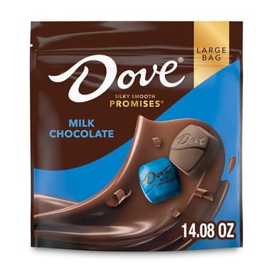 DOVE PROMISES Milk Chocolate Candy, Individually Wrapped, 14.08 oz Bag - Image 1