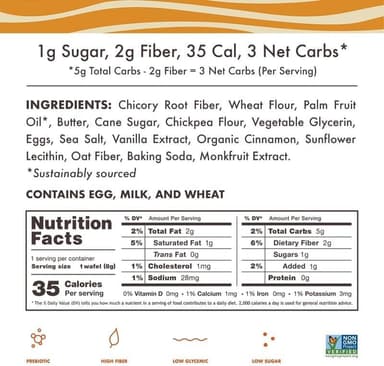 Rip Van Wafels Dutch Caramel Mini Stroopwafels, Low Carb Snacks, Non GMO Snack, Keto Friendly, Office Snacks, Low Calorie Snack, Low Sugar, 32 Pack - Image 3