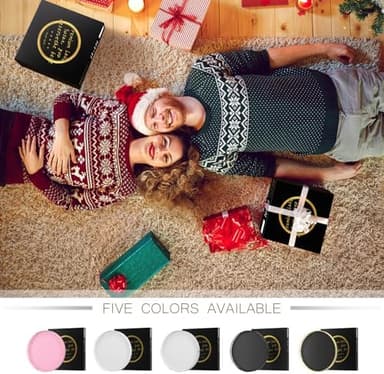 13" Oak Wood Lazy Susan Organizer, Lazy Susan for Cabinet Dining Table Pantry Wood Turntable Organizer Tray for Coffee Table Kitchen Countertop Salt Pepper Spice Organization and Storage Round Black - Image 6