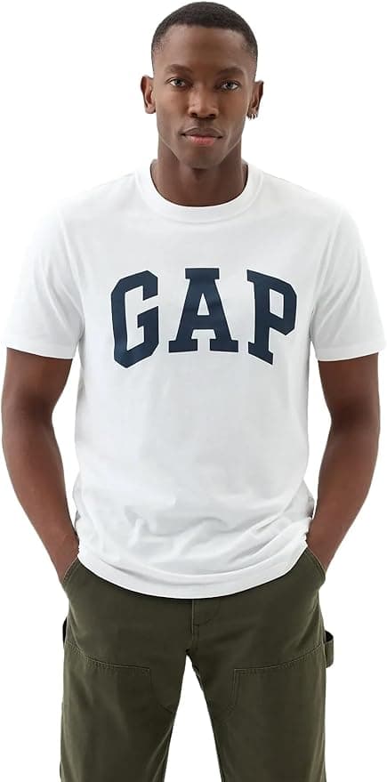 Gap Mens Everyday Soft Logo Tee - Image 1