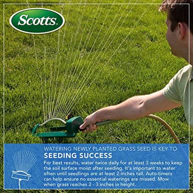 Scotts EZ Seed Patch and Repair for Sun and Shade Combination Mulch, Sun and Shade Grass Seed and Fertilizer for Bare Spots and Repair, Grows Anywhere, 40 lbs. - Image 2