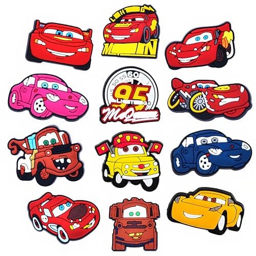 Cartoon Shoe Charms Shoe Birthday Decoration Charms Party Gifts (12PCS)