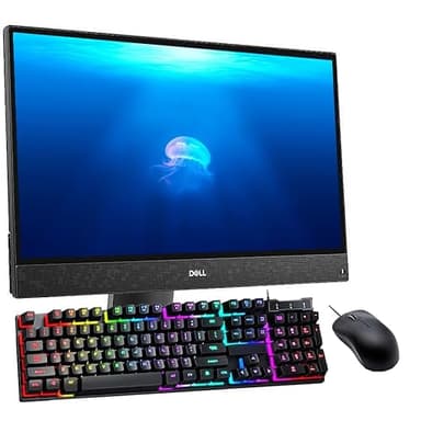 Dell Optiplex 5270 All-in-One Desktop Computer, 21.5" FHD(1920x1080) AIO Desktop, Core i5-9400, 16GB RAM, 512GB SSD, Mouse & RGB Keyboard, USB BT+WiFi, NO CAM, Windows 11 Pro(Renewed) - Image 2