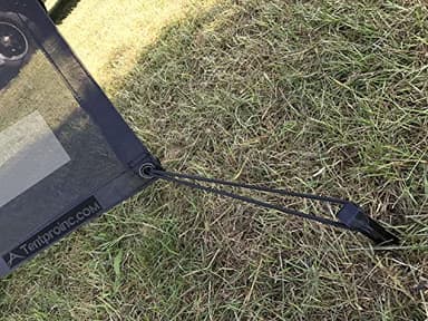 Tentproinc RV Awning Sun Shade Screen 8' X 20' 3'' (American Flag) Black Mesh Sunshade Camper Trailer Awning Shade Screen UV Blocker Completed Kits - Image 5