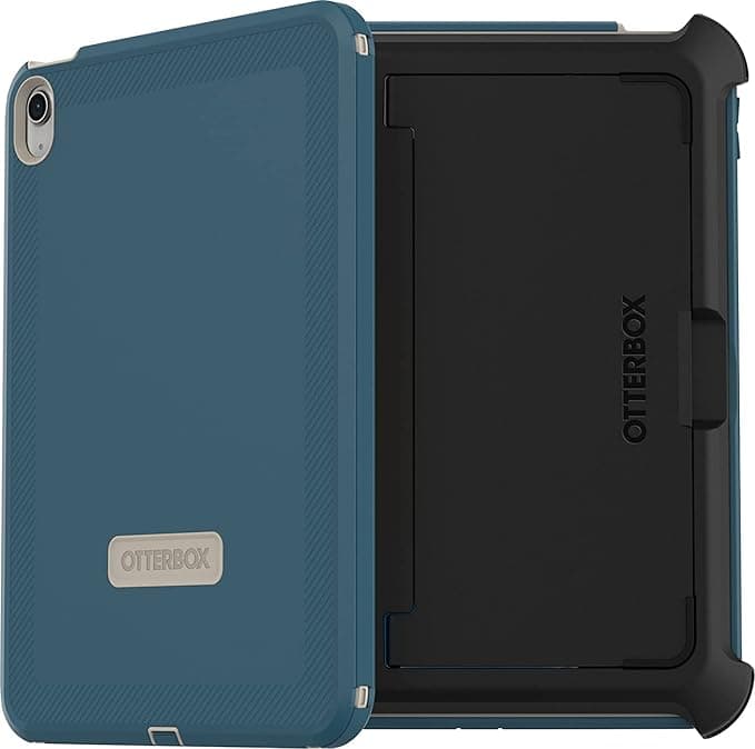 OtterBox Defender Series Case for iPad (A16) & iPad 10th Gen - BAHA Beach (Blue), Rugged, Durable, Multi-Layer Protection - Image 1