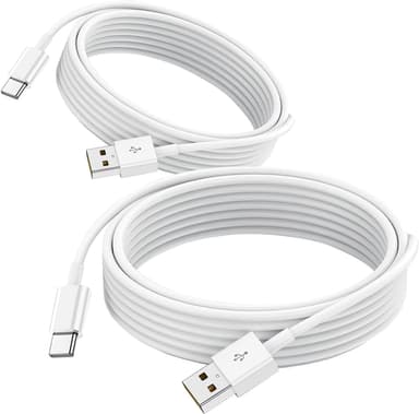 2 Pack Car Carplay Cable for iPhone 17 Air/15/16 16e 15 Pro Max 15 Plus USB A to USB Type C Data Cord,iPad 10th Gen, Samsung Galaxy Tab A7 A8 A9 S10+ S9 S8 S7 Note 10 S10,LG Phone Charger Charging - Image 2