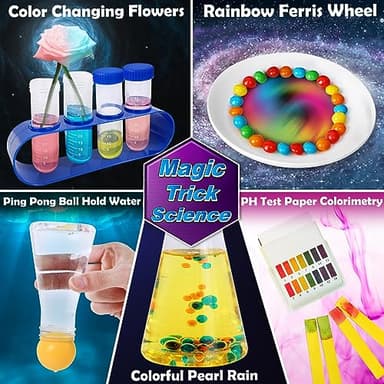 UNGLINGA 150 Experiments Science Kits for Kids, S.T.E.M Educational Project Toys for Boys Girls Birthday Gifts Ideas, Volcano, Chemistry Lab Tools Scientist Set - Image 5