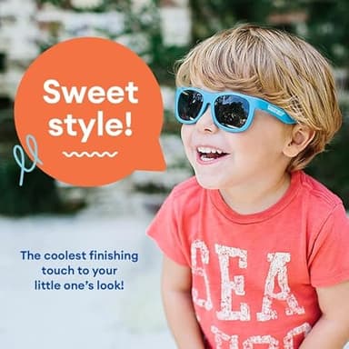 Babiators Original Keyhole Black Ops Kid's Sunglasses, UV Protection, Ages 3-5 - Image 4
