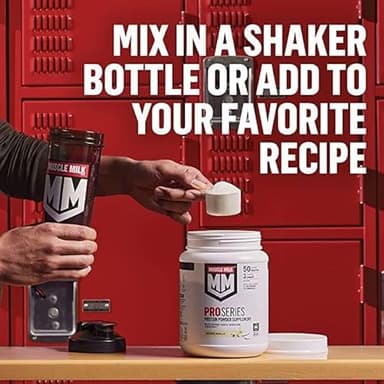 Muscle Milk Pro Series Protein Powder Supplement,Knockout Chocolate,2 Pound,11 Servings,50g Protein,3g Sugar,20 Vitamins & Minerals,NSF Certified for Sport,Workout Recovery,Packaging May Vary - Image 5