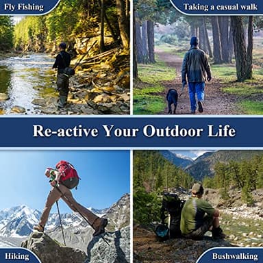 TheFitLife Trekking Poles - 2 Packs with Antishock and Quick Lock, Telescopic, Ultralight - For Hiking, Camping, Trekking - Image 7