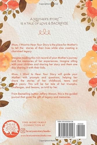 Mom, I Want to Hear Your Story: A Mother’s Guided Journal To Share Her Life & Her Love (Hear Your Story Books) - Image 2