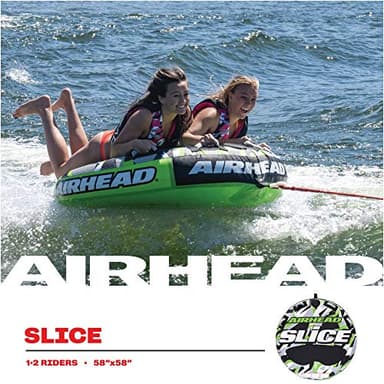 Airhead Slice, 1-2 Rider Towable Tube for Boating - Image 4