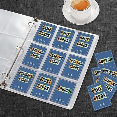 36 Pack 9 Pocket Page Protectors, Sooez Trading Card Sleeves for 3 Ring Binder, Baseball Cards Holder, Protective Pages Sheets for Binders Album, Fit for YuGiOh, MTG, Game, Business & Sports Cards - Image 7