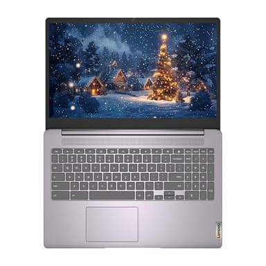Lenovo 15.6" FHD IdeaPad Chromebook Laptop, 4GB RAM 320GB Storage (64GB eMMC+256GB SD Card), Dual-Core Intel Celeron, Chrome OS, Numeric Keypad, Camera Privacy Shutter, PLUSERA Earphones, Grey - Image 6