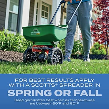 Scotts Turf Builder Grass Seed Sun and Shade Mix with Fertilizer and Soil Improver, Thrives in Many Conditions, 32 lbs. - Image 4