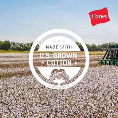 Hanes Mens Essentials Pack, Crewneck Cotton T-shirts For Men, 4 Or 6 Available Fashion-t-shirts, Deep Red - 4 Pack, Large US - Image 6