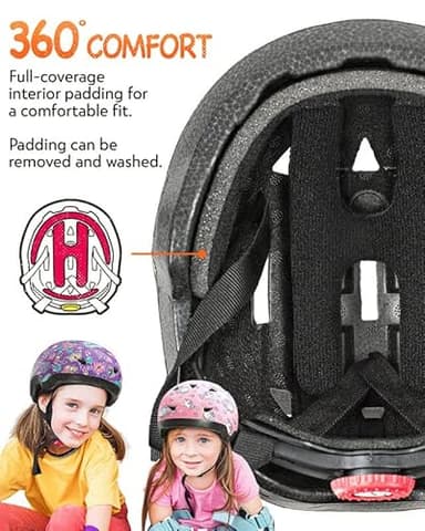 Toddler Bike Helmet for Boys and Girls, Adjustable Kids Helmets from Infant/Baby to Children, 1/2/3/4/5/6/7/8 Years Old (Unicorn,Size S) - Image 4