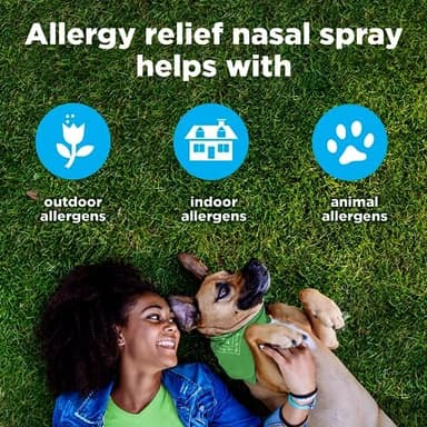 Amazon Basic Care 24-Hour Allergy Relief Nasal Spray, Fluticasone Propionate (Glucocorticoid) 50 mcg, Full Prescription Strength, Non-Drowsy, 0.62 fl oz (Pack of 3 - Image 9