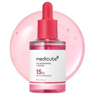 medicube TXA+Niacinamide 15% Glow Facial Serum for After Spot Care | All-in-One Daily Korean Skincare | Uneven Skin Tone, Texture, and Hydration Care | High-Potency Tranexamic Acid 5% | 1.01 fl.oz - Image 1