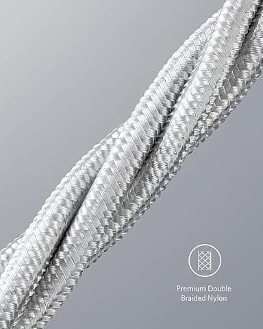 Anker USB C to USB C Cable (10FT, 2Pack), Type-C 100W Charger Cord Fast Charging for iPhone 17 Series,MacBook Pro 2020,Pixel and More(Silver) - Image 6