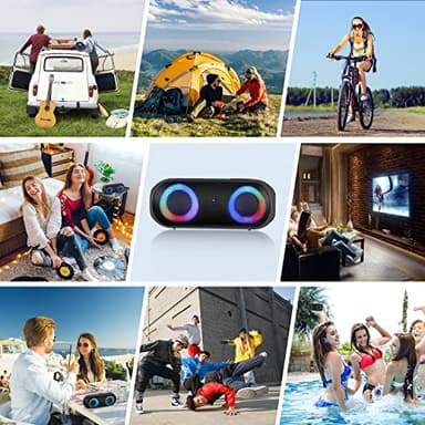 NOTABRICK Bluetooth Speakers with Light, 30W for Indoor&Outdoor - Image 6