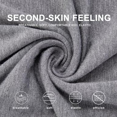 BAMBOO COOL Men's Pajama bottoms Lounge Sleep Shorts Soft Comfortable Breathable Pajamas Shorts with Pockets 2 Pack, X-Large - Image 2