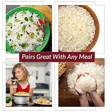 Himalayan Chef Parboiled Basmati Rice, Healthy & Extra Long Grain Rice, Premium Quality, Fluffy Quick Cooking Aromatic, Non-GMO, Halal and Kosher Certified - 10 lbs - Image 6
