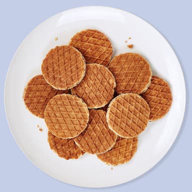 Rip Van Wafels Dutch Caramel Mini Stroopwafels, Low Carb Snacks, Non GMO Snack, Keto Friendly, Office Snacks, Low Calorie Snack, Low Sugar, 32 Pack - Image 5