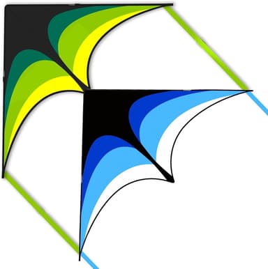 Mint's Colorful Life Delta Kite for Kids & Adults, Extremely Easy to Fly Kite, Best Kites for Beginner - Image 2