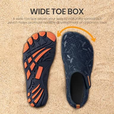 SEEKWAY Barefoot Water Shoes for Kids - Wide Toe Box and Quick-Dry Sand Shoes Toddler for Hiking Swim Beach Pool Kayak Sport Accessories, Camping Essentials Non-Slip for Boys Girls Sizes - Image 3