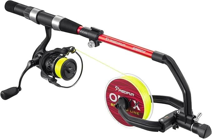 Piscifun Speed X Fishing Line Winder with Unwinding - Spooling Station for Spinning, Cast, and Spincast Reels - Image 1