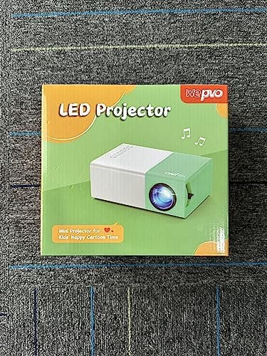 wepvo Projector Mini Portable Outdoor Movie Projectors, LED Pico Video Projector for Home Theater Film Projectors, Compatible with Smartphone/ Tablet/ Laptop/ TV Stick/ PS/ USB - Image 11
