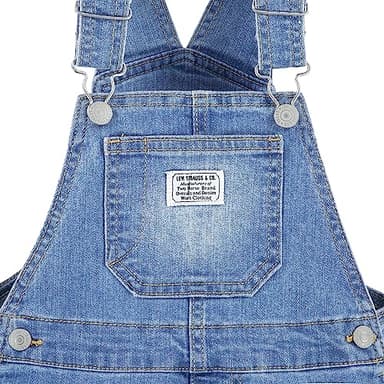 Levi's Baby Boys' Denim Overall, Basil Sky, 4T - Image 3