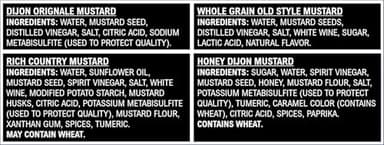 Maille Mustard Variety Pack 7 Oz, 4 Count - Image 3