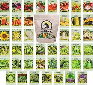 Set of 43 Assorted Vegetable & Herb Seed Packets - Over 10,000 Seeds! - Includes Mylar Storage Bag - Deluxe Garden Heirloom Seeds - 100% Non-GMO - Image 9