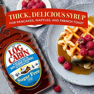 Log Cabin Sugar Free Syrup, 12 FL OZ (Pack of 12) - Image 3