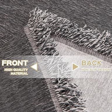 MYSKY HOME Couch Cover Sofa Covers Couch Covers for 3 Cushion Couch Sofa Pet Friendly, L Shaped Sectional Couch Cover Non Slip Dogs Furniture Protector for Kids, Dogs, 91"x134", Dark Grey - Image 7