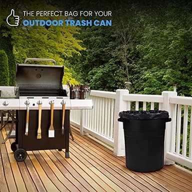 ToughBag 55 Gallon Trash Bags, 55-60 Gallon Trash Bags Heavy Duty (50 COUNT) - Large Black Trash Can Liners, 50-60 Gal for Contractors, Commercial, and Lawn - Made in USA - Image 6