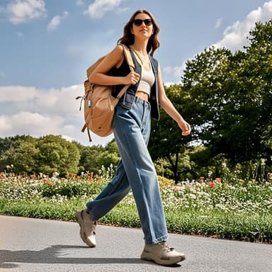 NORTIV 8 Women's Lightweight Hiking Shoes Quick Laces Outdoor Fashion Sneakers Gladiator,Size 8.5,Khaki,SNHS239W - Image 6