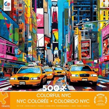 Ceaco - Colorful NYC - 500 Piece Jigsaw Puzzle - Image 3