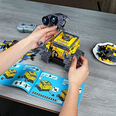 HOGOKIDS Robot Building Toys for Kids - 5 in 1 Remote & APP Controlled Building Set | RC Wall/Engineer Robot/Mech Dinosaur STEM Toys for Boys Girls Age 6 7 8 9 10 11 12+ Year Old (520 Pcs) - Image 9