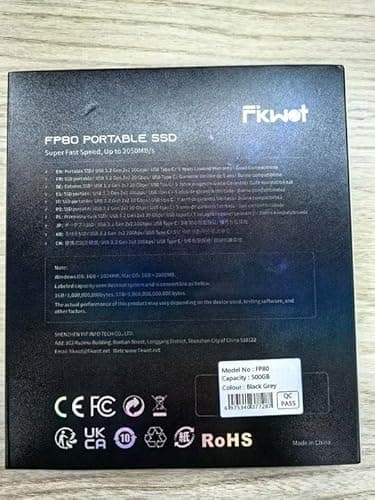 Fikwot 2TB External SSD, Portable SSD, Up to 2000MB/s, USB 3.2 Gen2x2 External Solid State Drives, Compatible with Smart TV, PS5/PS4(Pro), iPhone 15/16, Xbox, Mac & Windows and Other Devices(FP80) - Image 11