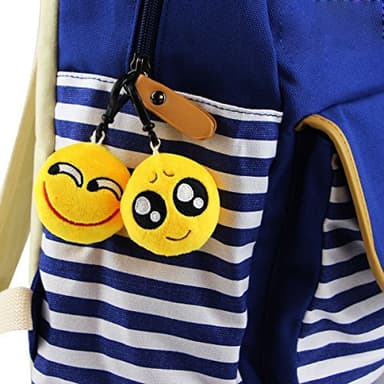 Dreampark Emoticon Keychain Mini Cute Plush Pillows, Party Favors for Kids Valentine's Day Gifts / Birthday Party Supplies, Easter Basket Stuffers Egg Fillers Carnival Prizes Toys for Kids (64 Pack) - Image 6